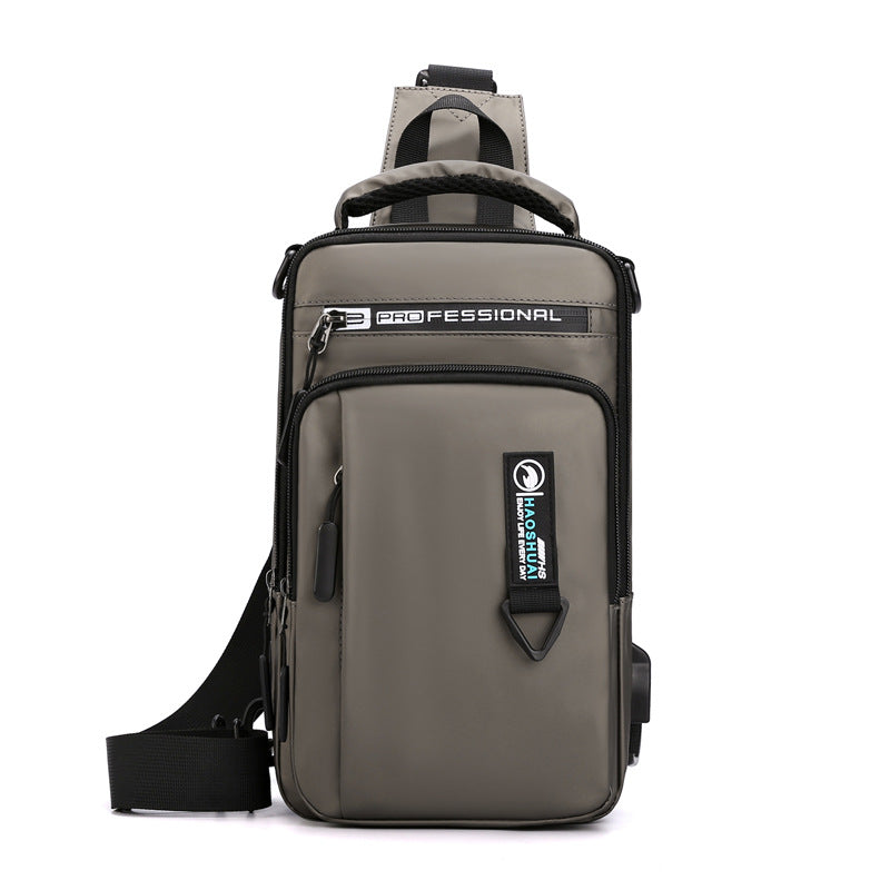 Brehn | Herren Multifunktionale Freizeit Ein-Schulter Brusttasche