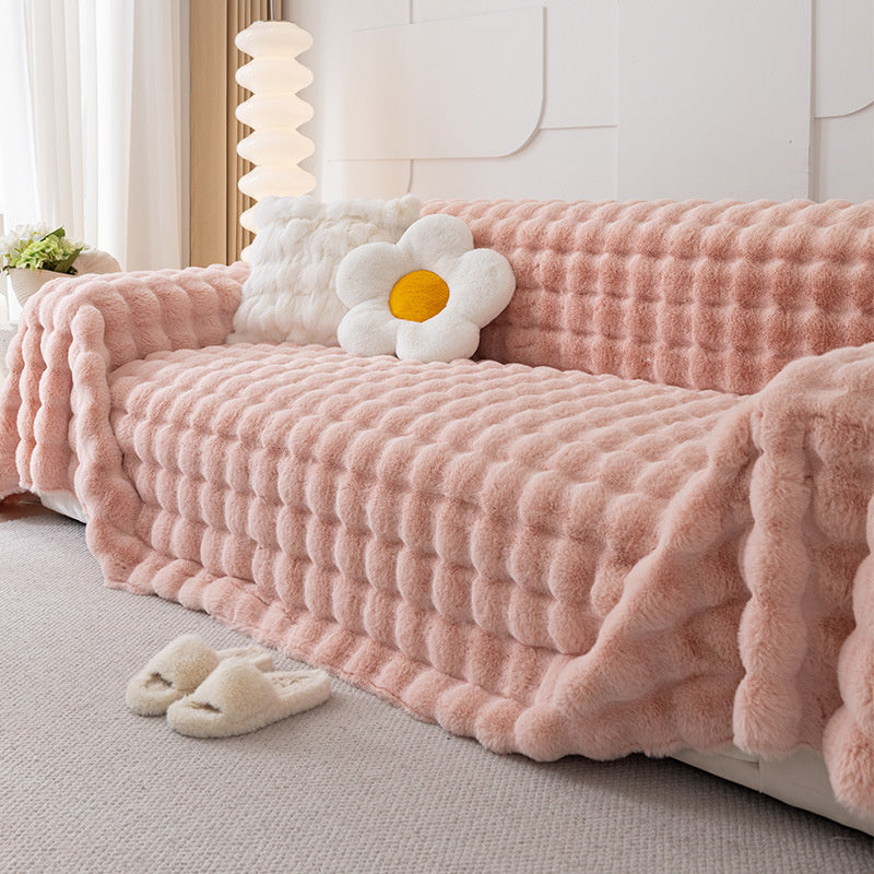 Premium Kunstfell Rutschfeste Sofa Bezüge