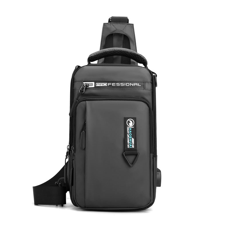 Brehn | Herren Multifunktionale Freizeit Ein-Schulter Brusttasche