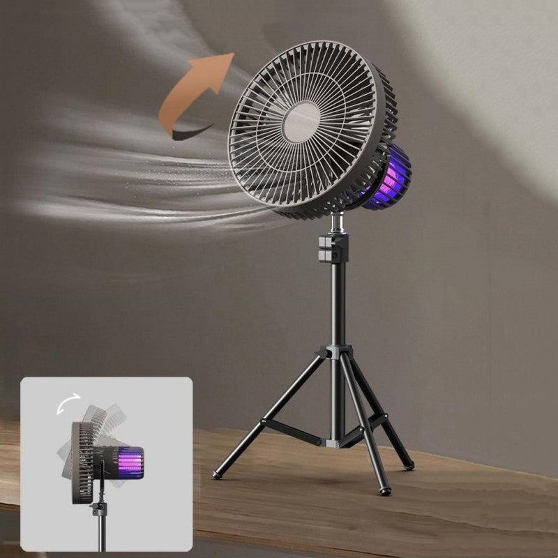 Outdoor 4-in-1 Mückenabwehr Powerbank Nachtlicht Ventilator | Brehn