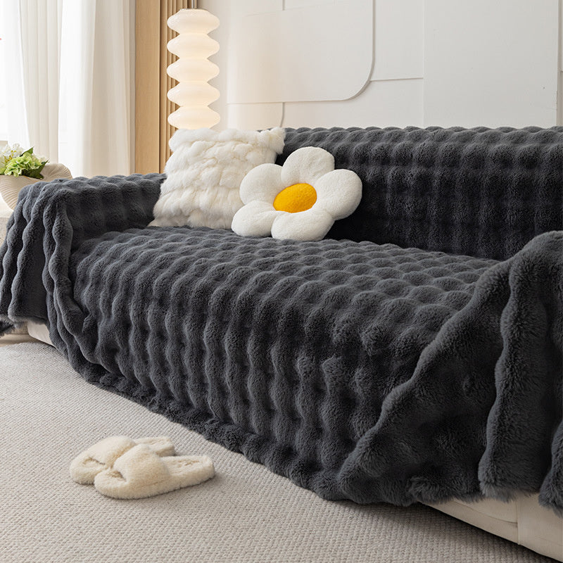 Premium Kunstfell Rutschfeste Sofa Bezüge
