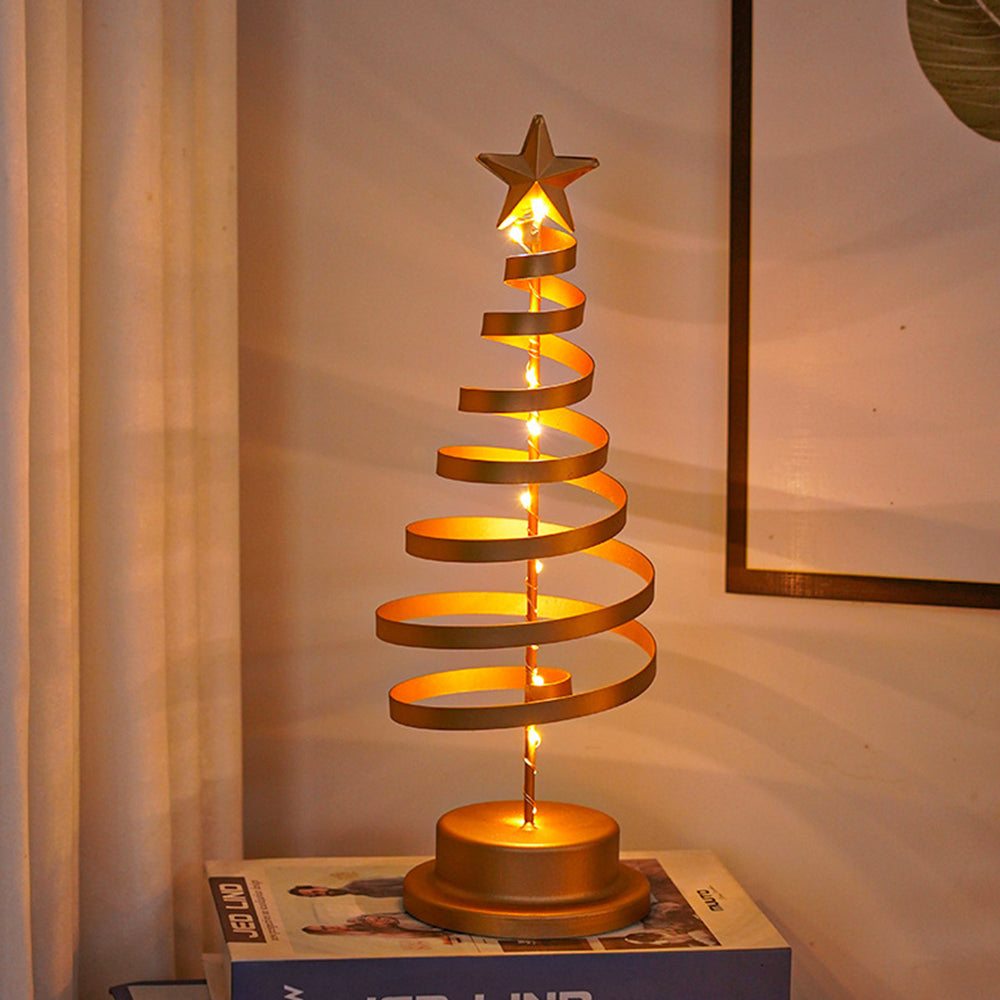 Brehn | Tischlampe mit LED-Lichtern und Metallbaum