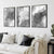 Moderne graue flüssige Marmor-Print Wandkunst feine Kunst Leinwanddrucke abstrakte schwarz-weiße Posterbilder für Wohnzimmer Home Office Kunst Dekor | Brehn