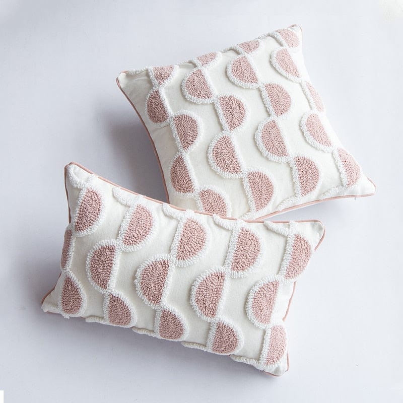Abstrakte Loop-Tufted Kissen | Brehn