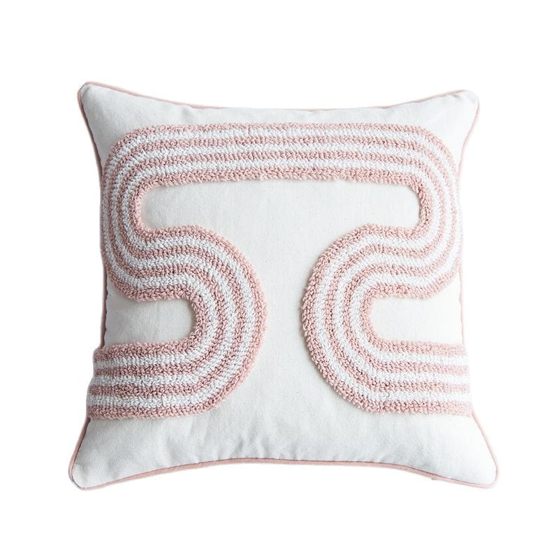Abstrakte Loop-Tufted Kissen | Brehn