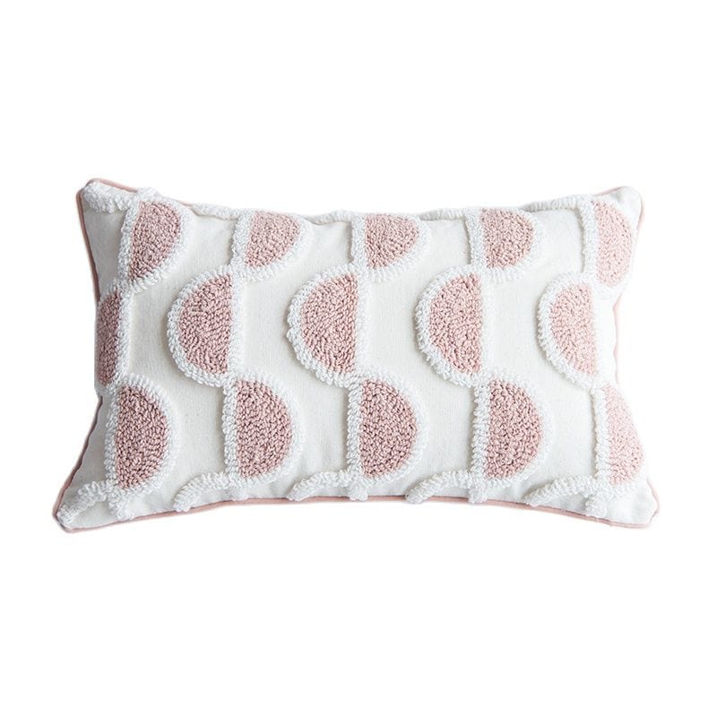Abstrakte Loop-Tufted Kissen | Brehn