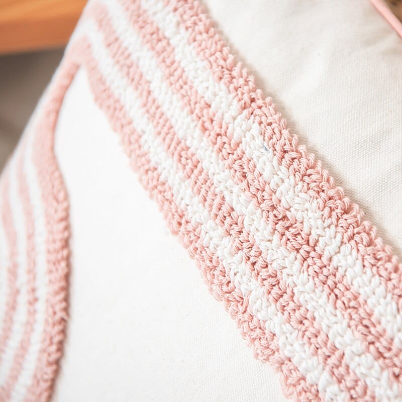 Abstrakte Loop-Tufted Kissen | Brehn