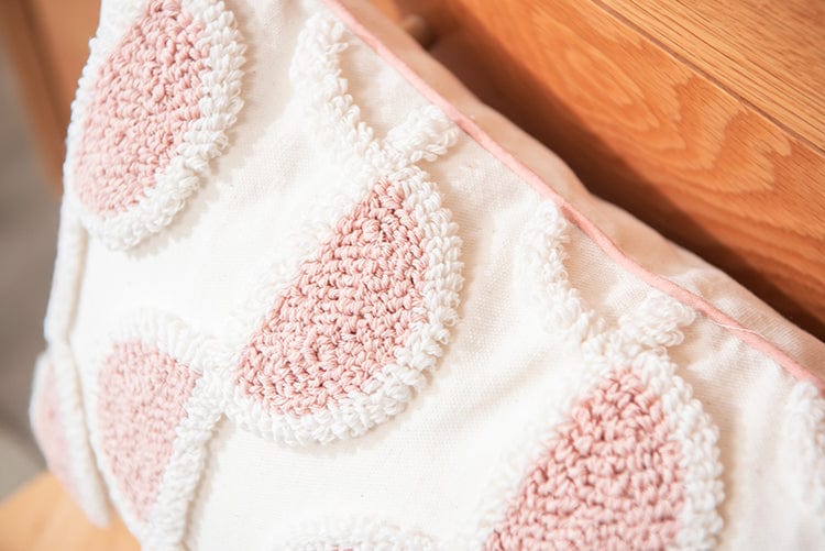 Abstrakte Loop-Tufted Kissen | Brehn