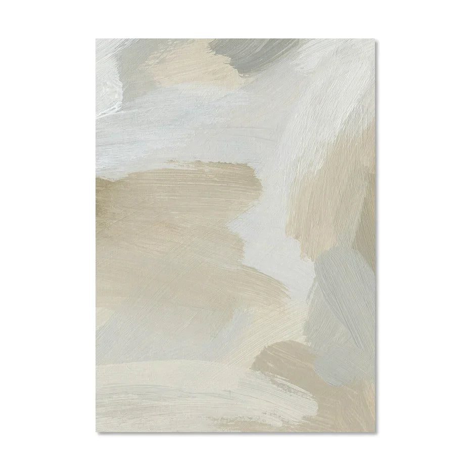 Neutrale Farben Abstrakte Dicke Pinselmalerei Wandkunst Fein Kunst Leinwanddrucke Poster Bilder Für Modernes Wohnzimmer Schlafzimmer Kunstdekoration | Brehn