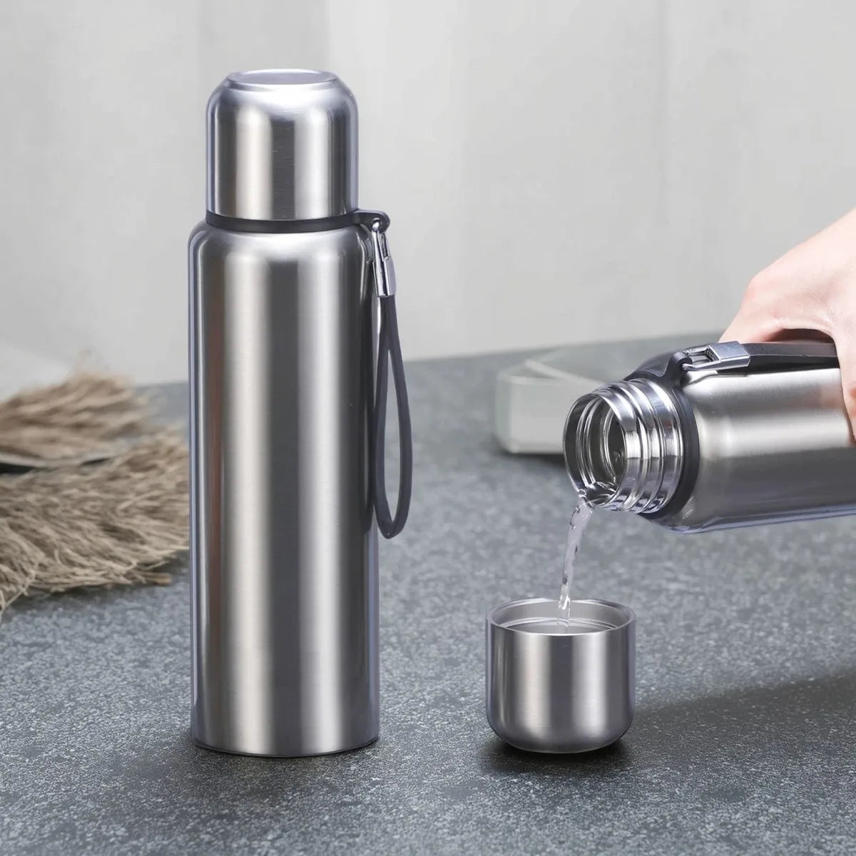 Vakuumisolierte Edelstahlflasche | Brehn