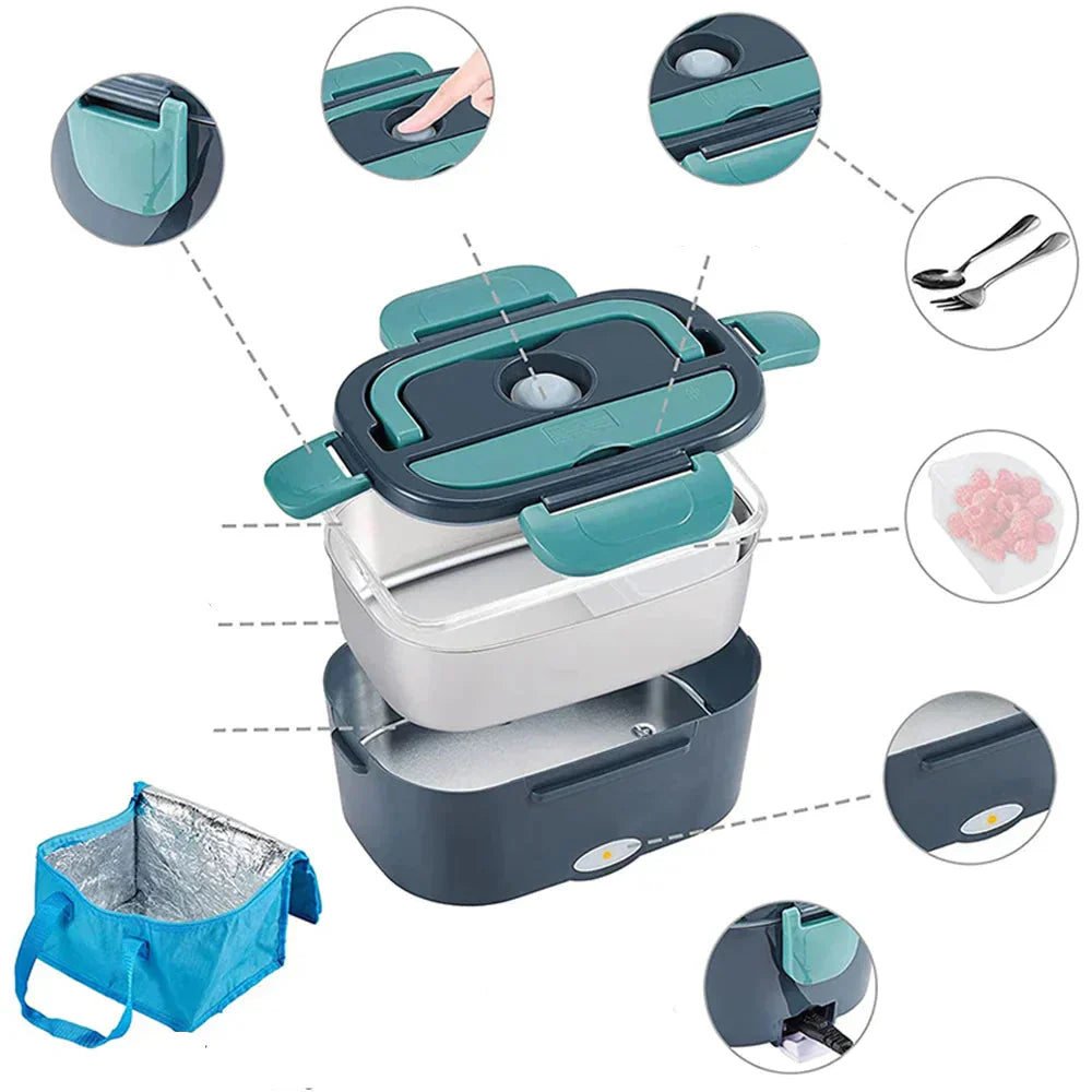 ThermoBox Elektrische Lunchbox – Warmes Essen unterwegs oder zu Hause | Brehn
