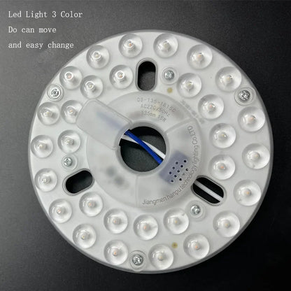 42/52 Zoll Deckenventilatoren mit LED-Lichtern - 3 Farben, 6 Geschwindigkeiten DC-Motor, Fernbedienung, niedrige Boden-Decorative Ventilatoren mit Beleuchtung | Brehn