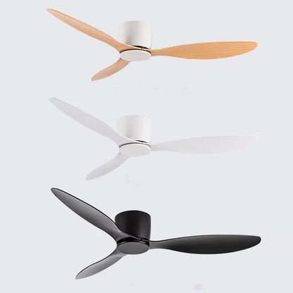 42/52 Zoll Deckenventilatoren mit LED-Lichtern - 3 Farben, 6 Geschwindigkeiten DC-Motor, Fernbedienung, niedrige Boden-Decorative Ventilatoren mit Beleuchtung | Brehn