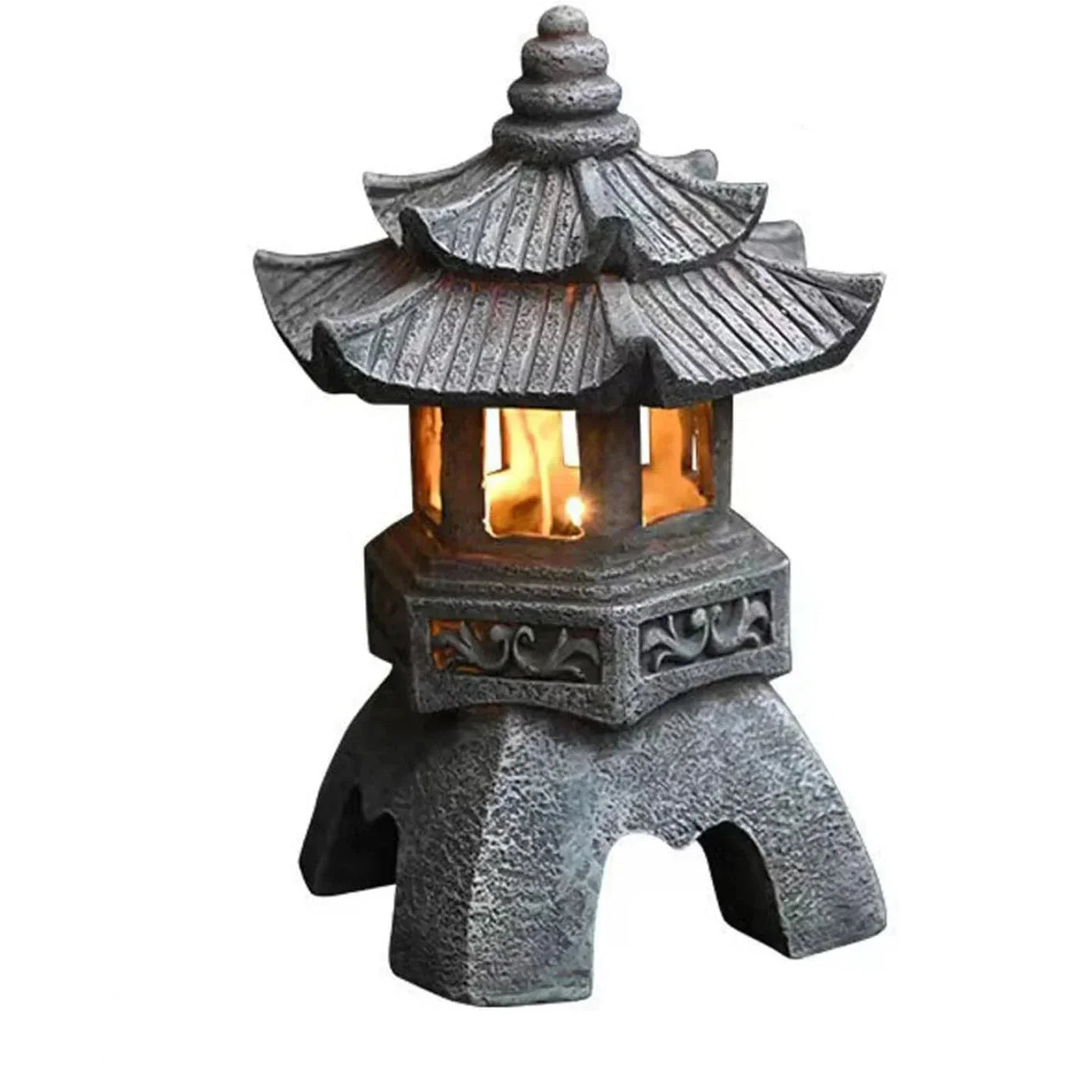 Japanische Gartenlaterne – Wetterfeste LED Außenbeleuchtung für Zen-Gärten | Brehn