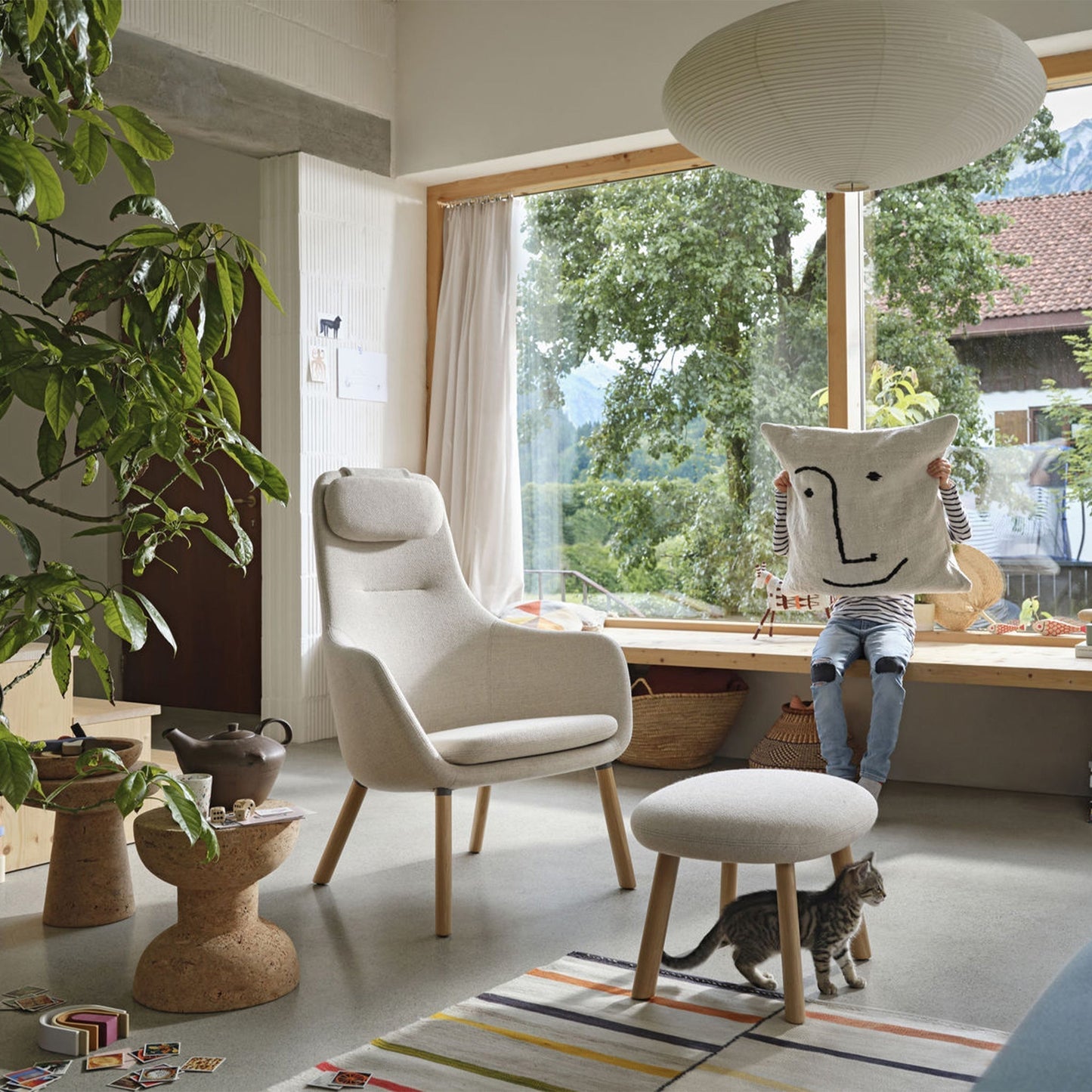Moderne Papierlaterne Pendelleuchte – Inspiriert von japanischem Design | Brehn