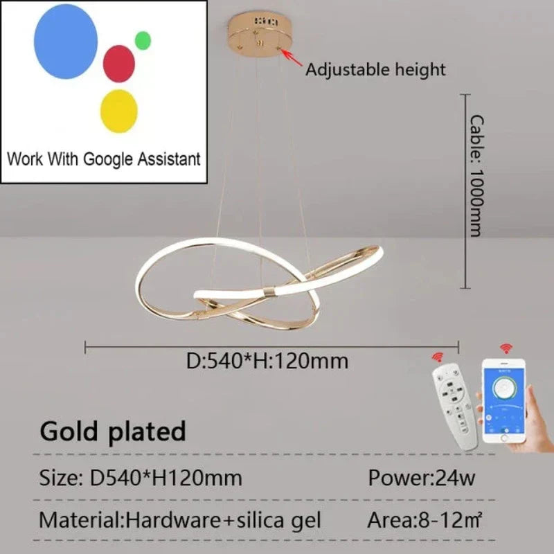 LightMaster Smart LED-Pendelleuchte – Einfache Installation und sichere Befestigung