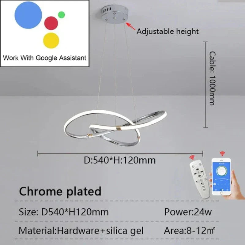 LightMaster Smart LED-Pendelleuchte – Einfache Installation und sichere Befestigung