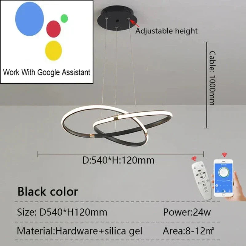 LightMaster Smart LED-Pendelleuchte – Einfache Installation und sichere Befestigung