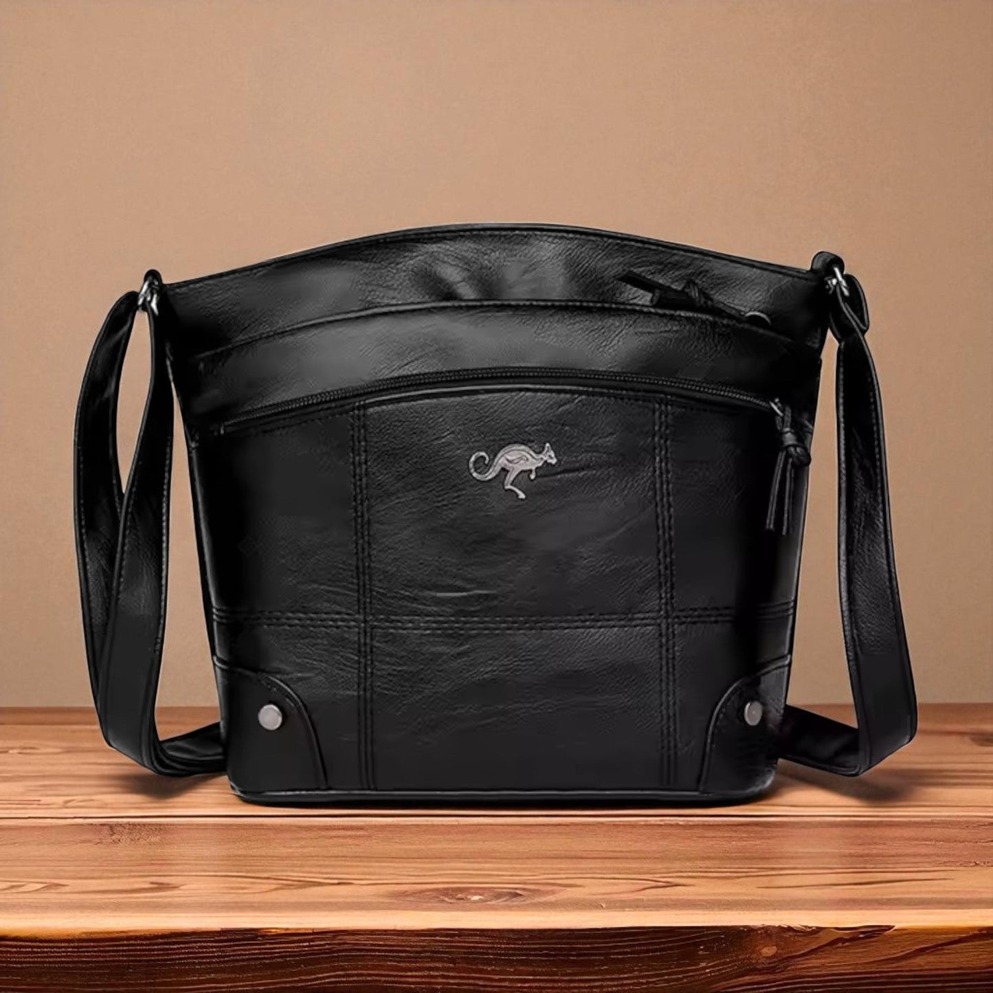 Damen Handtasche PU-Leder Kompakt und Stilvoll mit Geräumigen Taschen | Brehn