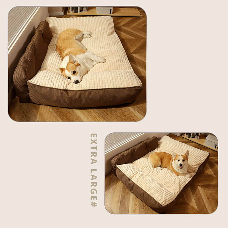 Ultra-bequeme orthopädische Hundebett mit Terylen-Stoff | Brehn