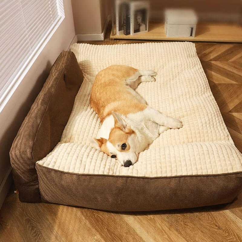 Ultra-bequeme orthopädische Hundebett mit Terylen-Stoff | Brehn