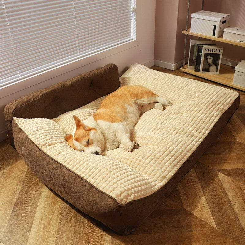 Ultra-bequeme orthopädische Hundebett mit Terylen-Stoff | Brehn