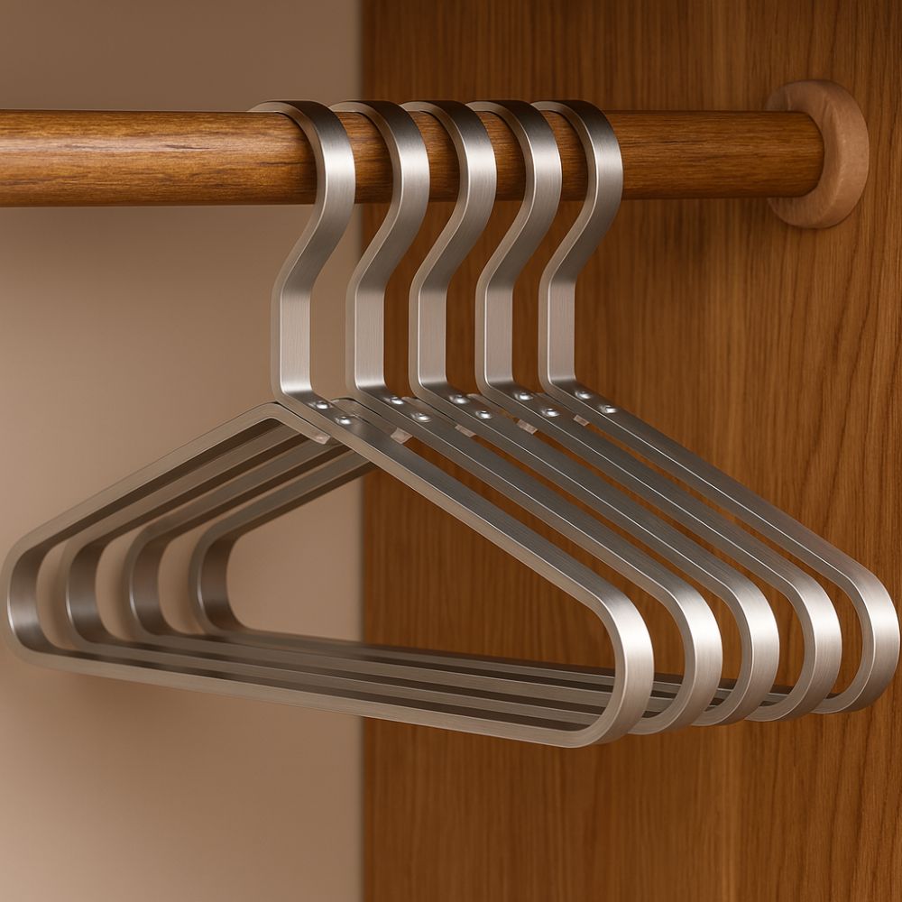 Slimline-Kleiderbügel aus Aluminium
