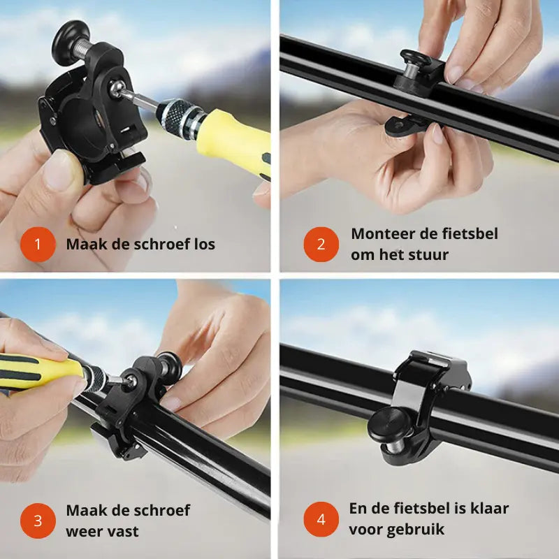 Aluminium-Fahrradklingel 100 dB leicht | Brehn