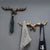 Vintage-Wandhaken aus Geweih, rustikale Garderobe