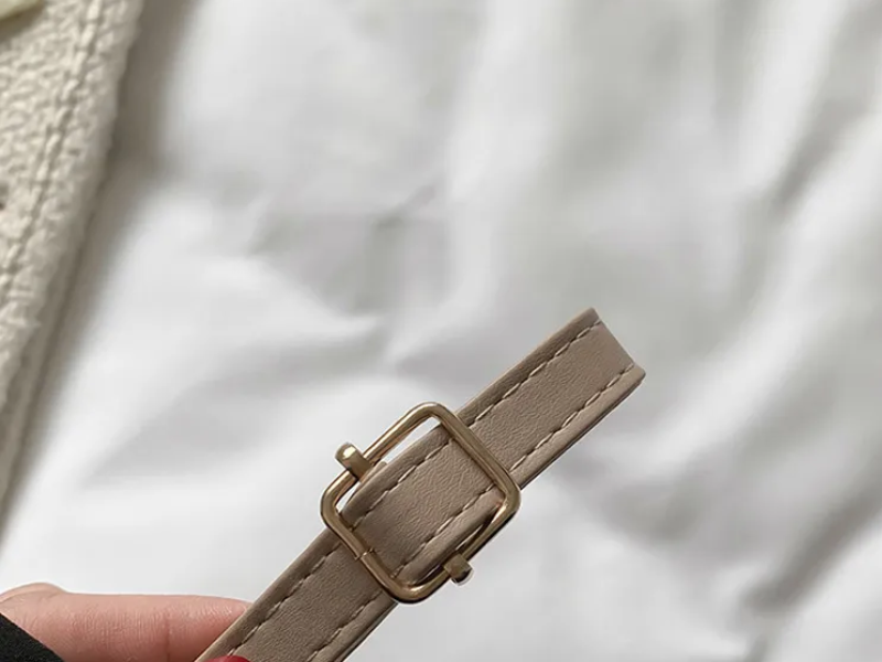 Stil Feder Damenhandtasche aus PU-Leder mit Crossbody-Gurt | Brehn