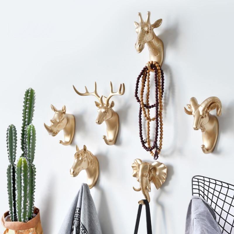 BowLift | WildHooks Animal Wall Hooks | Decorative Coat Hooks | Sturdy Wall Hooks for Home | Stylish Storage