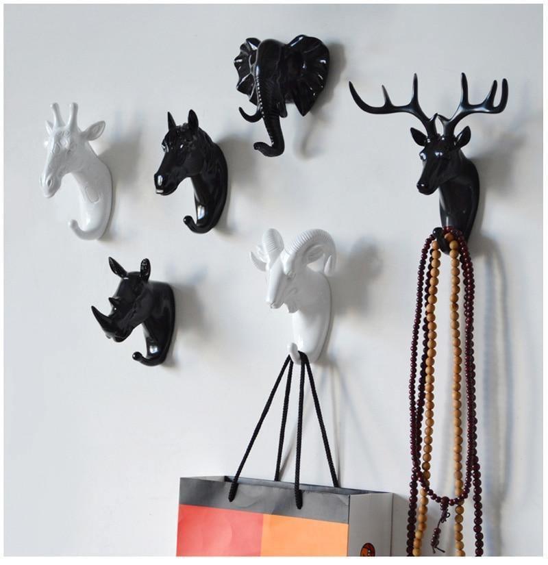 BowLift | WildHooks Animal Wall Hooks | Decorative Coat Hooks | Sturdy Wall Hooks for Home | Stylish Storage