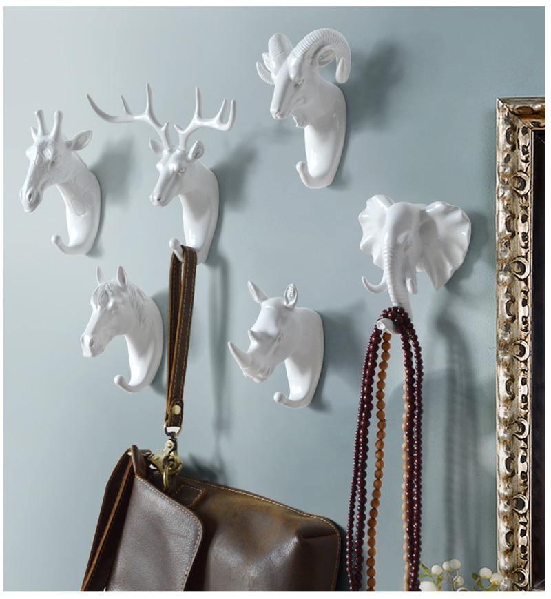 BowLift | WildHooks Animal Wall Hooks | Decorative Coat Hooks | Sturdy Wall Hooks for Home | Stylish Storage