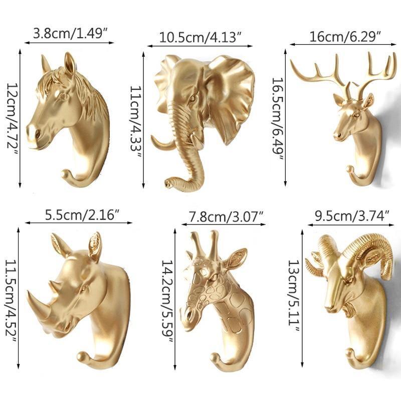 BowLift | WildHooks Animal Wall Hooks | Decorative Coat Hooks | Sturdy Wall Hooks for Home | Stylish Storage