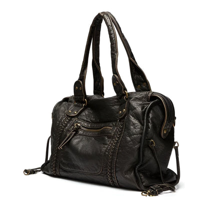 Schultertasche aus echtem Leder – Hochwertig und elegant | Perfekt für den Alltag & Büro | Brehn
