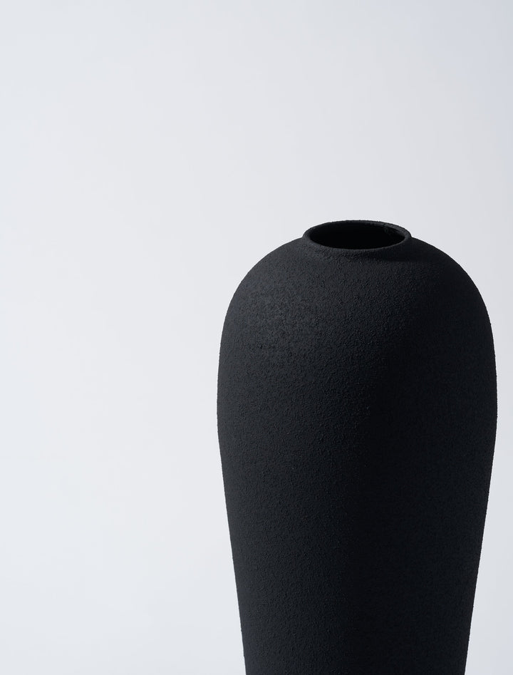 Brehn | Lola Vase - Strukturierter Schwarz