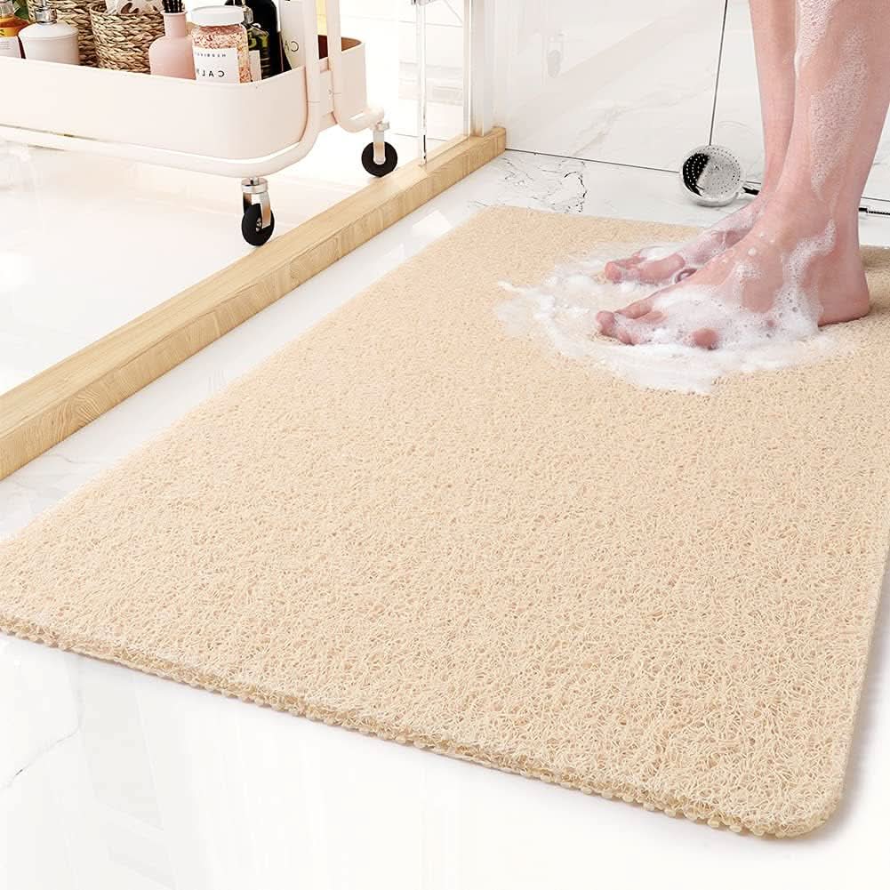 AQUALUXE Rutschfeste Duschmatte mit Drainage | Brehn