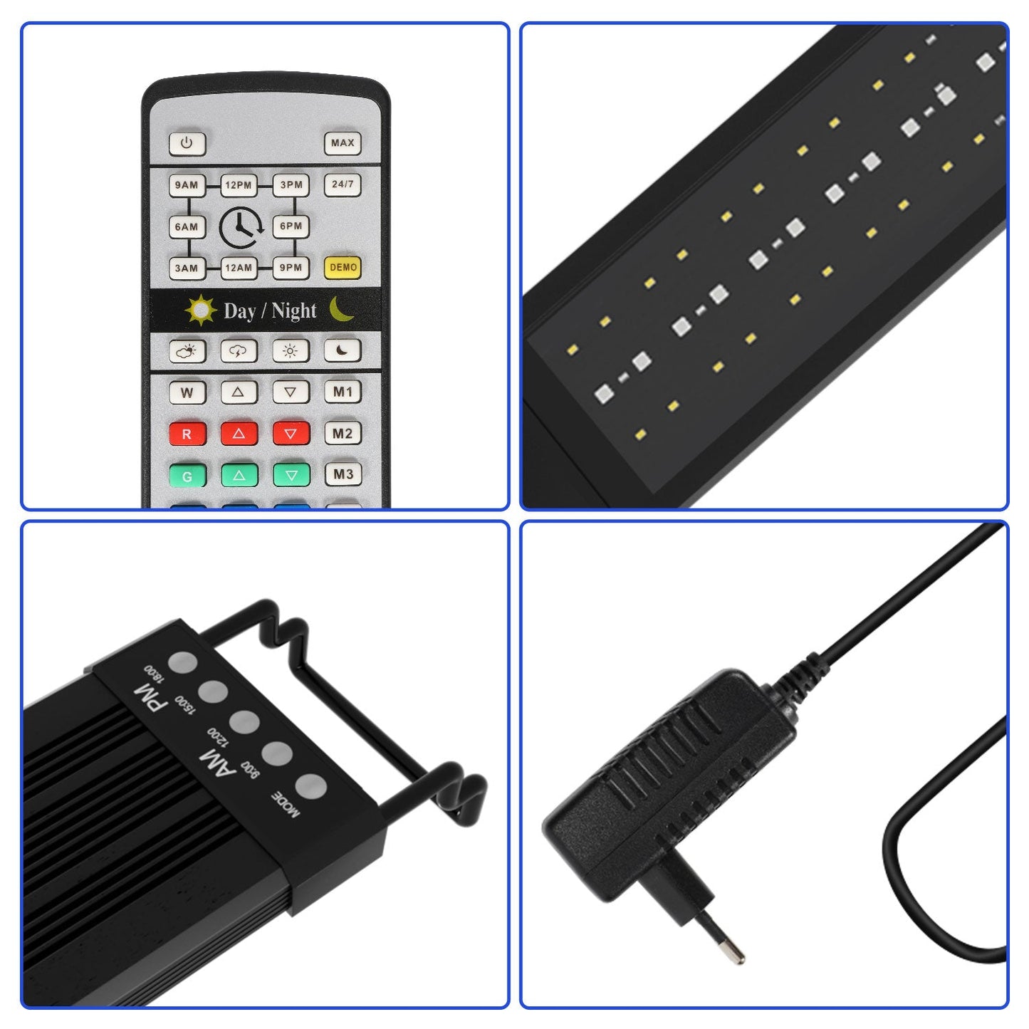LED Aquarium Beleuchtung 24/7 Modus mit Zeitschaltung | Brehn