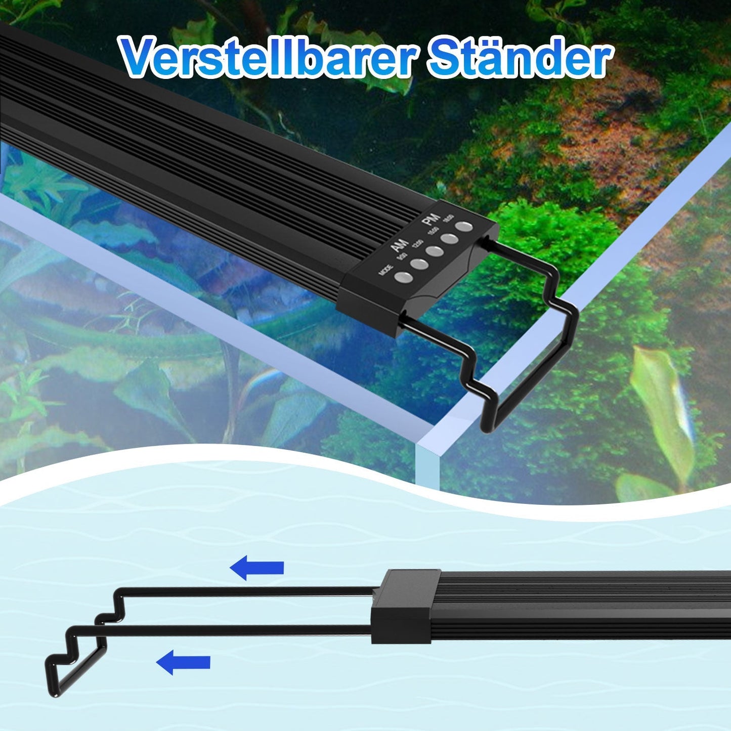 LED Aquarium Beleuchtung 24/7 Modus mit Zeitschaltung | Brehn