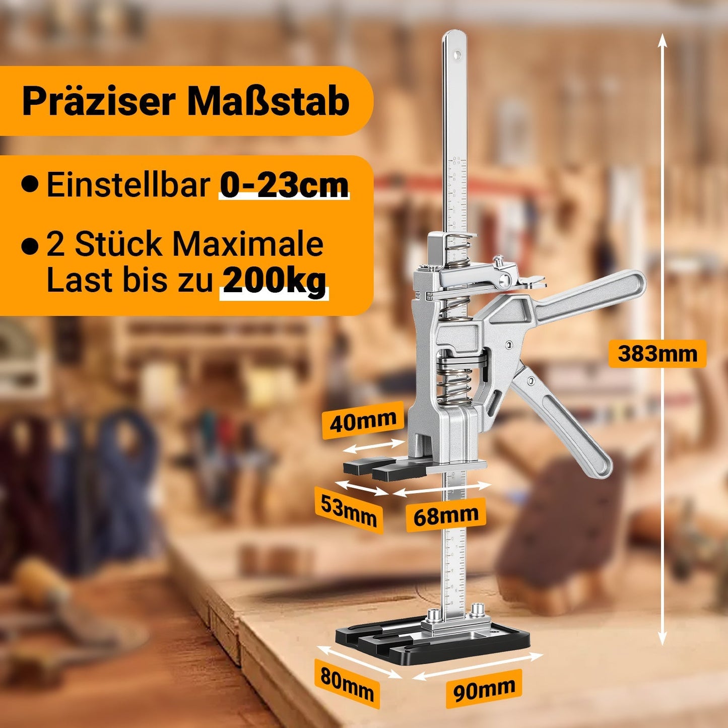 2X Arbeitssparender Heber Handhebewerkzeug Maximale 200KG | Brehn