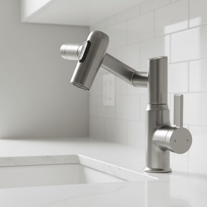LUSTRAFLOW 360° Armatur mit LED-Temperaturanzeige | Brehn