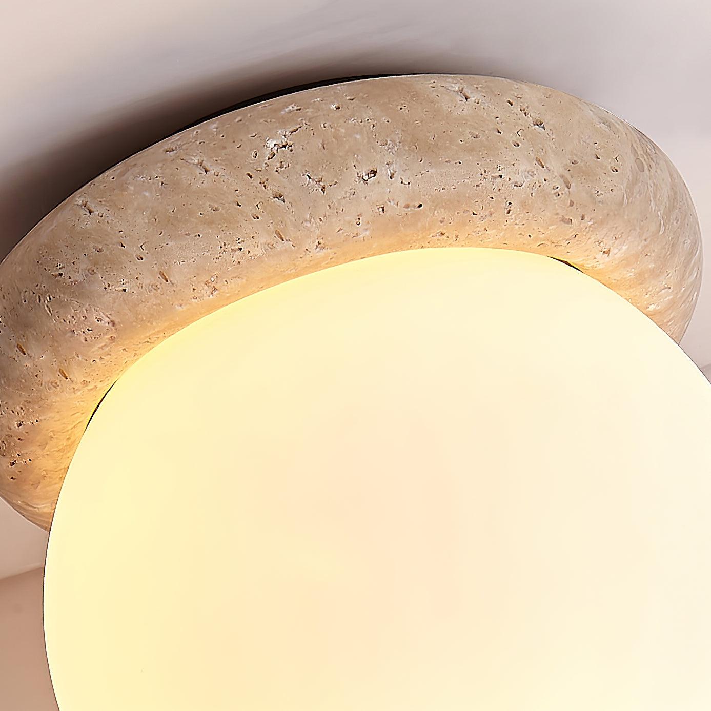Brehn | Travertin LED Deckenleuchte