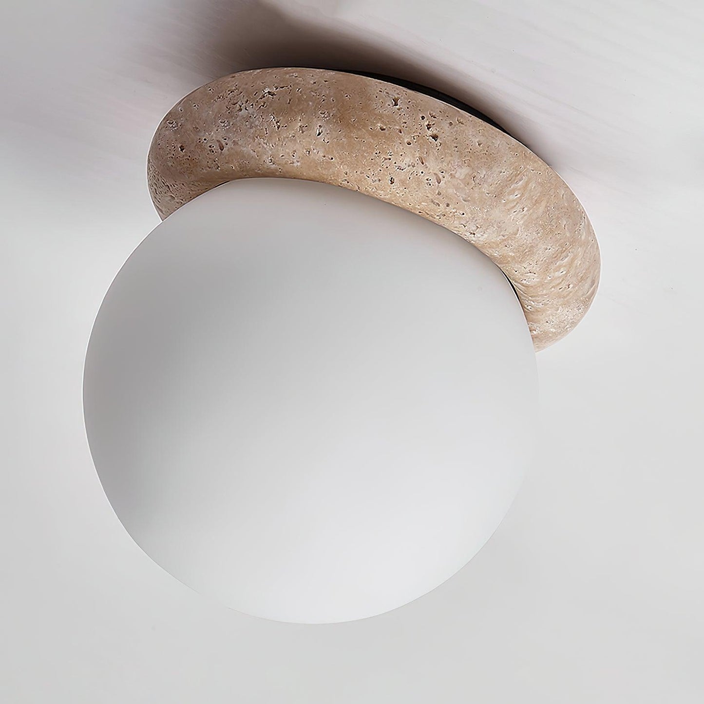 Brehn | Travertin LED Deckenleuchte