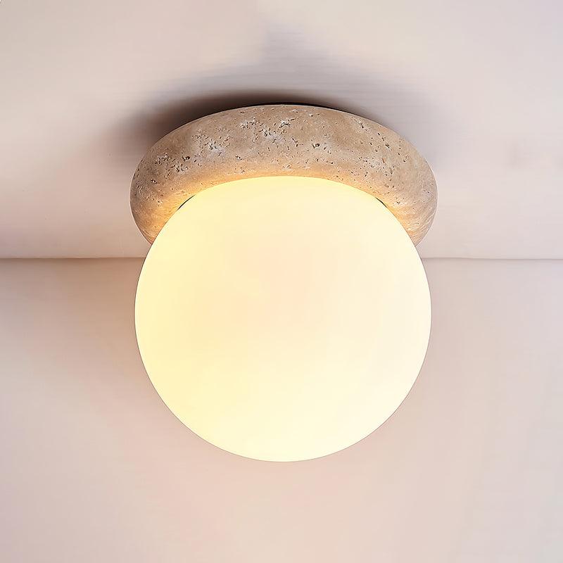 Brehn | Travertin LED Deckenleuchte