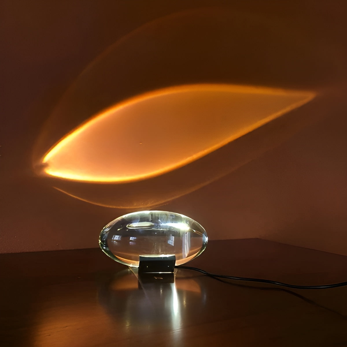 Rechteckige TaBrehne-Lampe – Modernes Design | Warmes Ambientelicht für Wohn- und Schlafzimmer