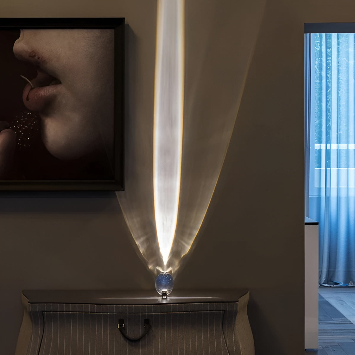 Rechteckige TaBrehne-Lampe – Modernes Design | Warmes Ambientelicht für Wohn- und Schlafzimmer