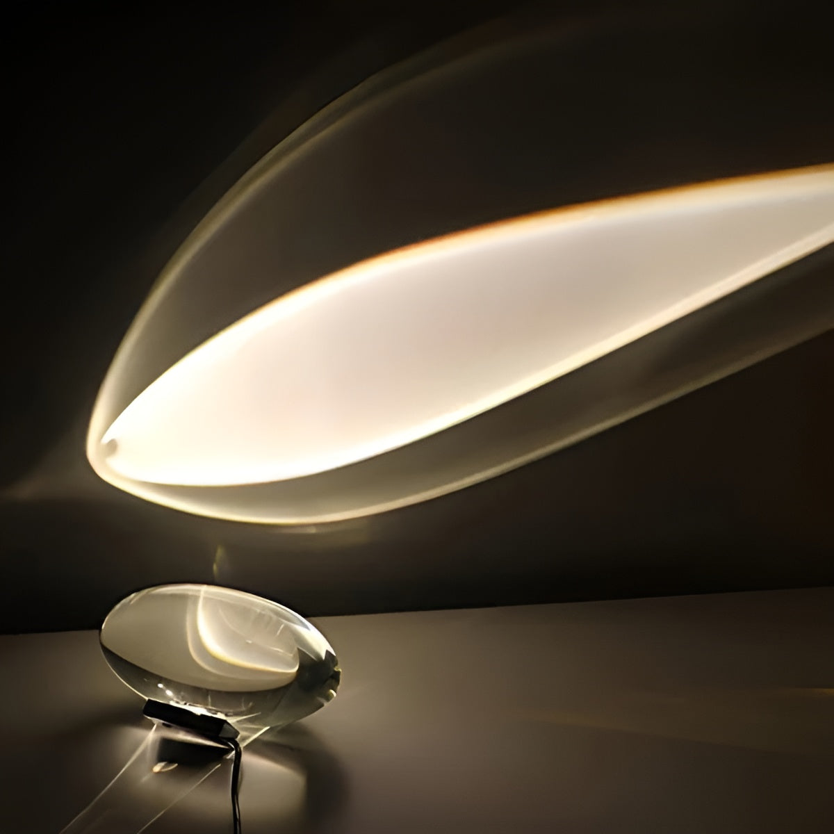 Rechteckige TaBrehne-Lampe – Modernes Design | Warmes Ambientelicht für Wohn- und Schlafzimmer