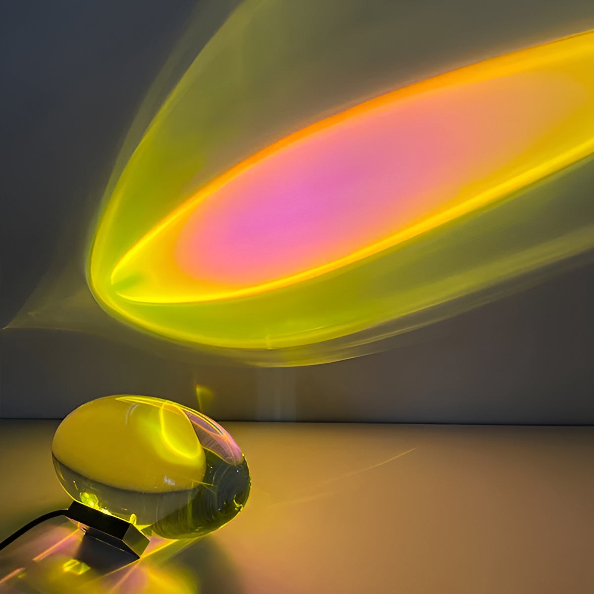 Rechteckige TaBrehne-Lampe – Modernes Design | Warmes Ambientelicht für Wohn- und Schlafzimmer