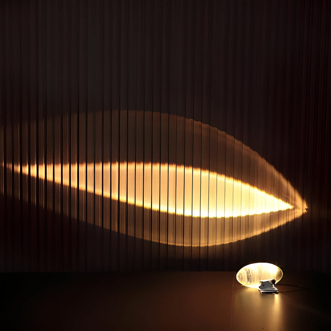 Rechteckige Tischleuchte – Modernes Design | Warmes Ambiente Licht für Wohn- & Schlafzimmer | Brehn