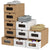 Aufbewahrungsboxen Pappe mit Sichtfenster & Schublade 10er Set | Brehn